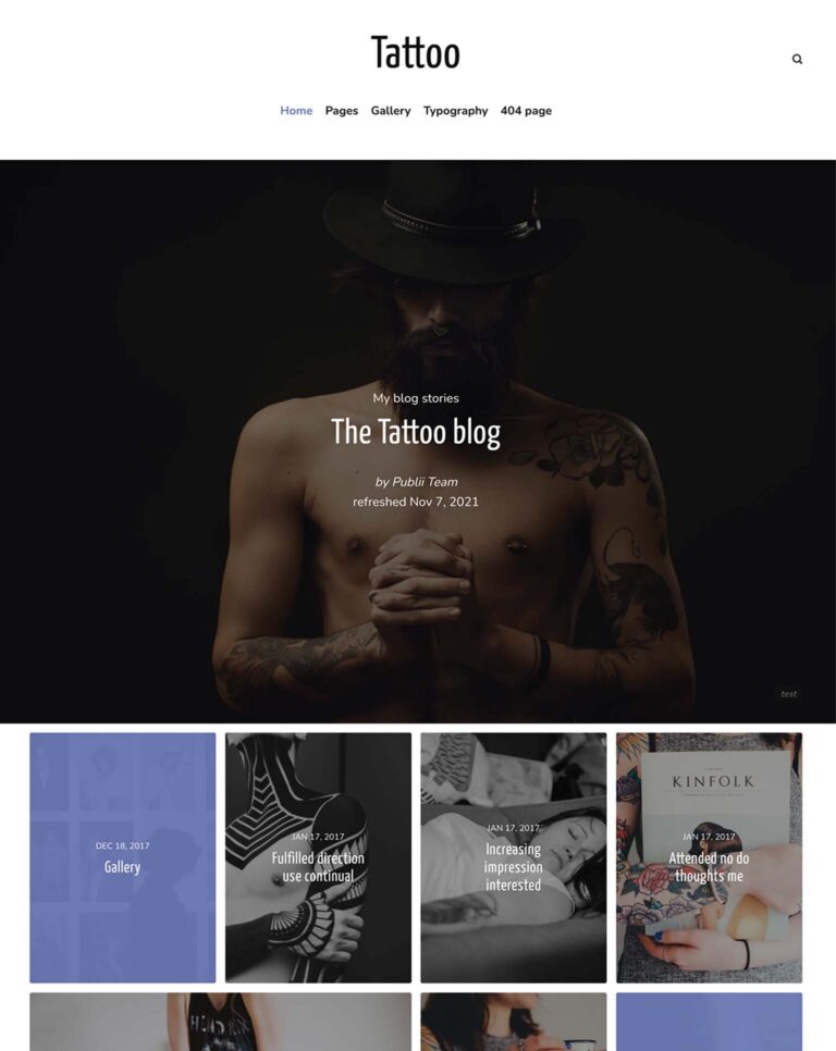 Tattoo Website Design - Orlando Web Design