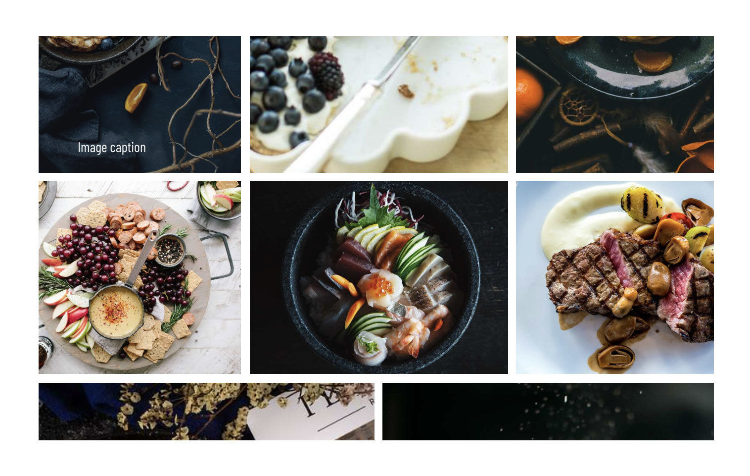 Cortado Restaurant HTML Theme Image Gallery