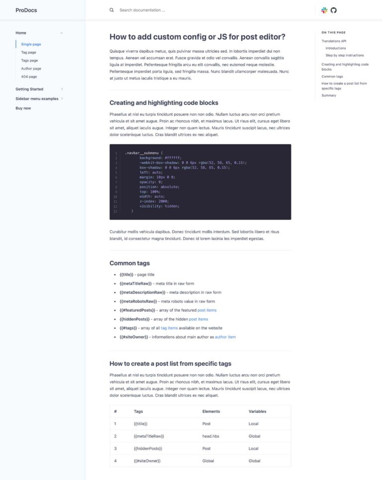 Post Author Block – Documentation –