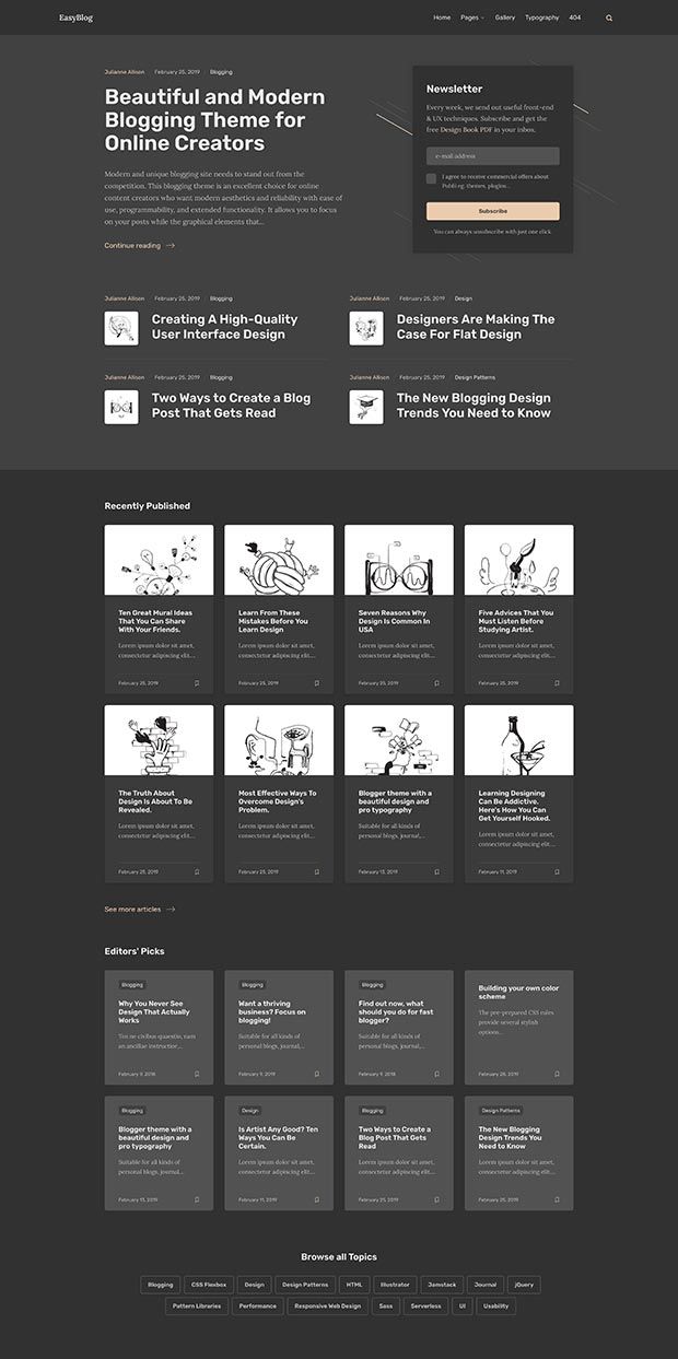 Gray Website Color Scheme