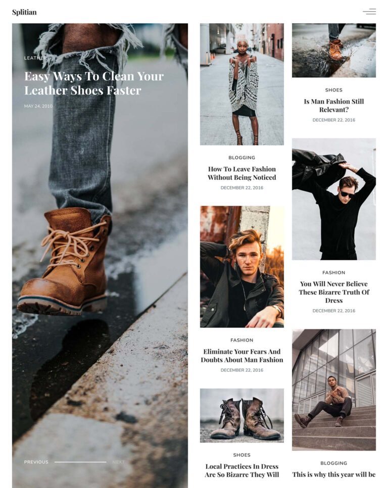 Splitian Fashion Static Theme