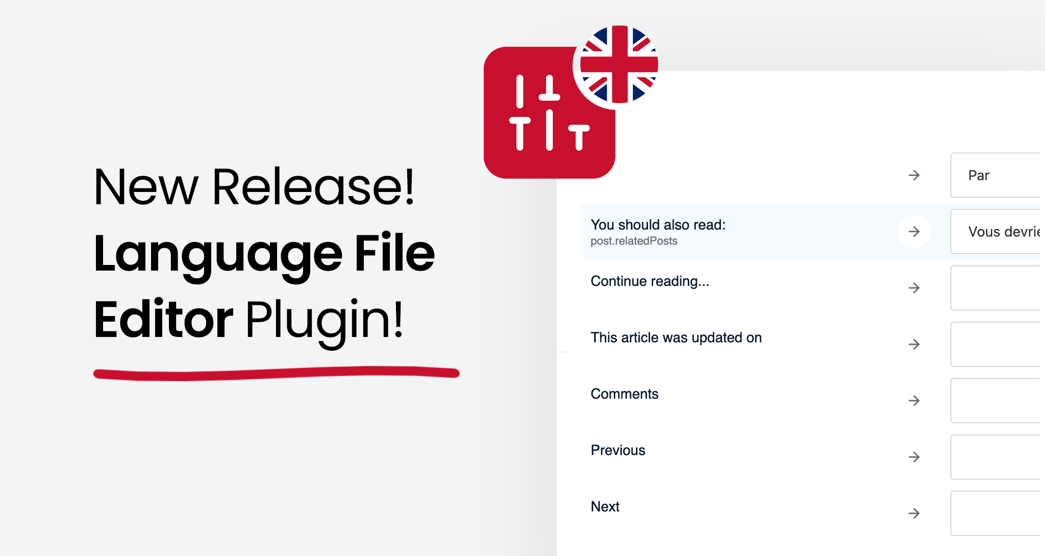 Language file editor seamless theme localization for publii cms